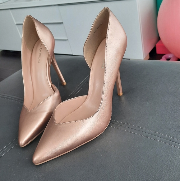 le chateau | Shoes | Rose Gold Heels 
